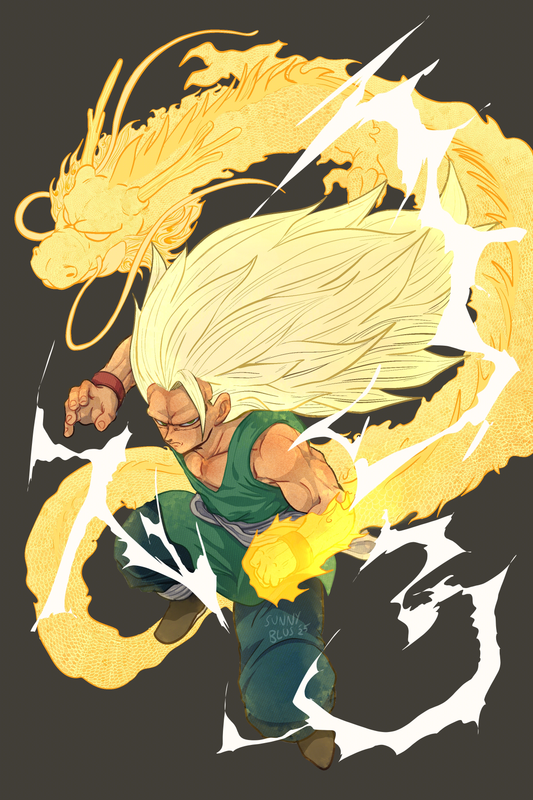 Goku Dragon Fist Print